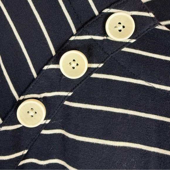 J.Jill Wearever Collection Strechy Rayon Elbow Sleeve Tunic Top Button Detail S - Picture 8 of 14